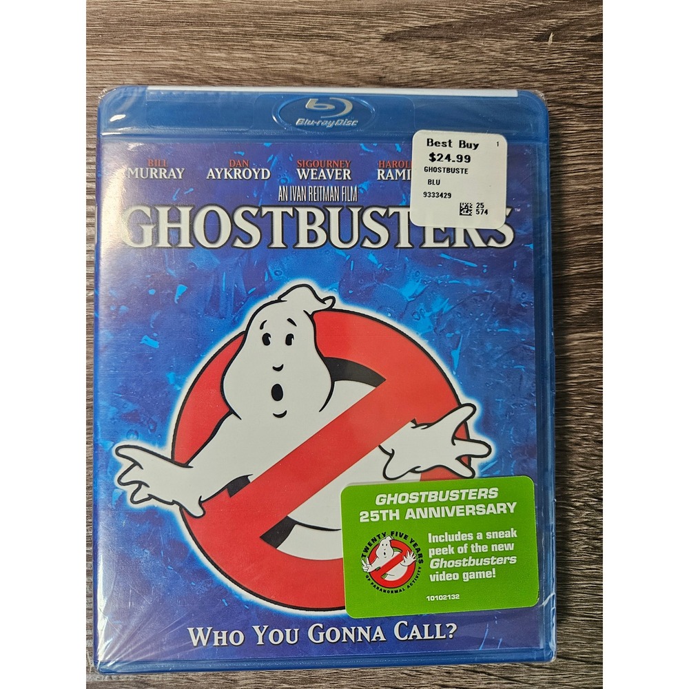 Ghostbusters 25th Anniversary Blu-ray Bill Murray Dan Aykroyd Sealed 1984 Movie